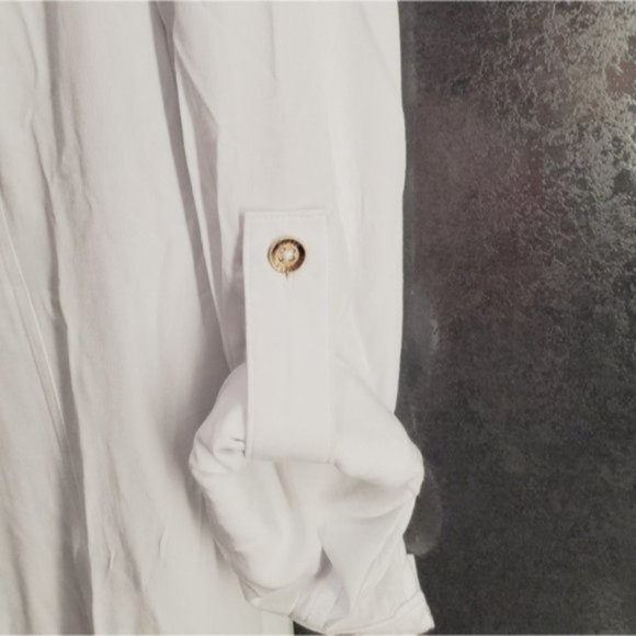 NWT Guess Los Angeles "Challis Dress Robe" Shirt Dress - Picture 3 of 15